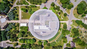 Aerial Drone View Montreal Canada, cover of Canada 2022 Energy Policy Review