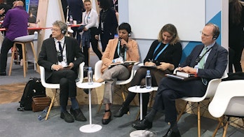Paris Peace Forum group talk