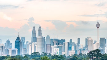 Photo depicts an evening in Kuala Lumpur